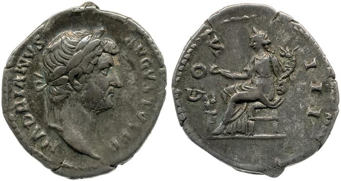 RIC II, Part 3 (second edition) Hadrian 911, реверс, bm