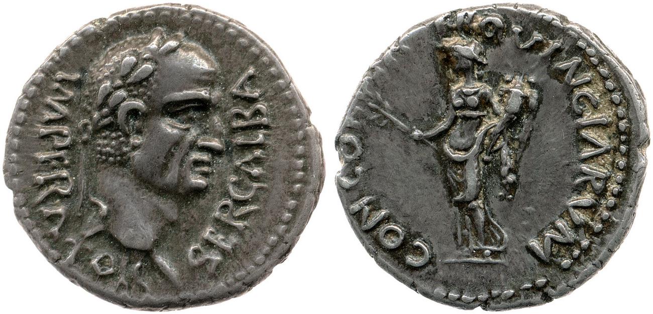 RIC I (second edition) Galba 105, аверс, bm