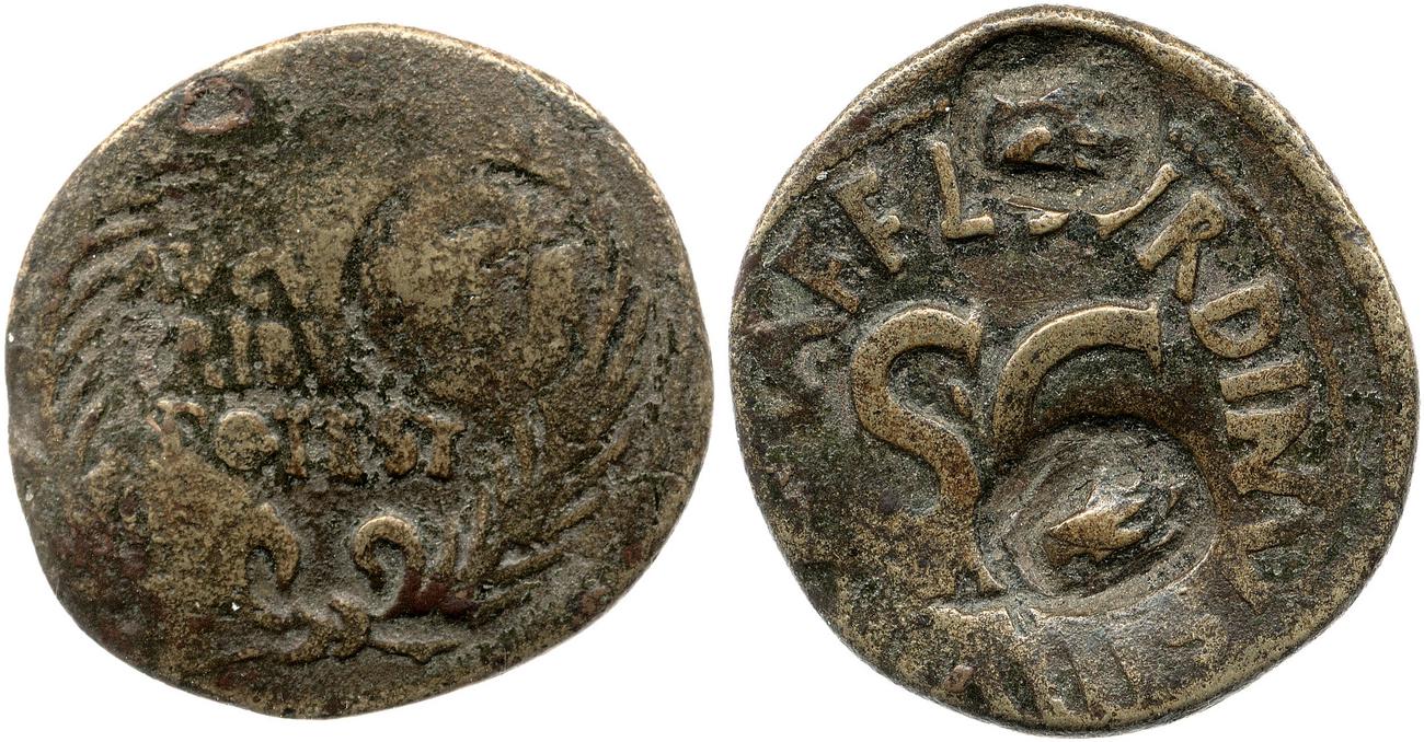аверс RIC I (second edition) Augustus 384