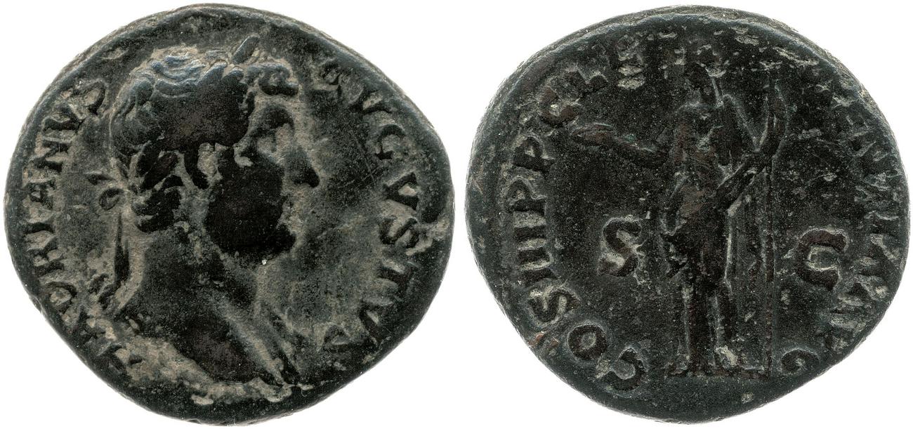 аверс RIC II, Part 3 (second edition) Hadrian 1263