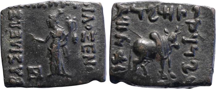 Bactrian and Indo-Greek Coinage Philoxenus 12.9, bm