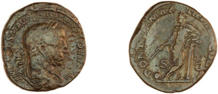 RIC IV Severus Alexander 414, реверс, bm