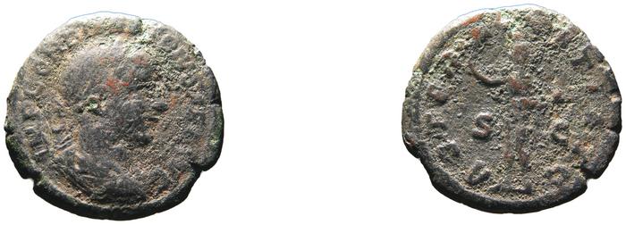 RIC IV Gordian III 297B, реверс, bm