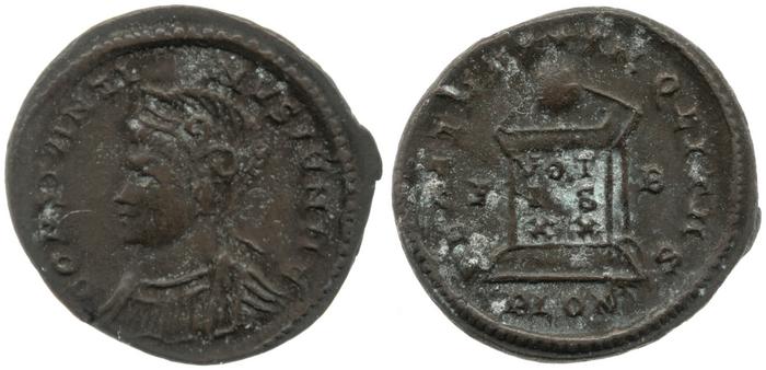 RIC VII Londinium 259, реверс, bm