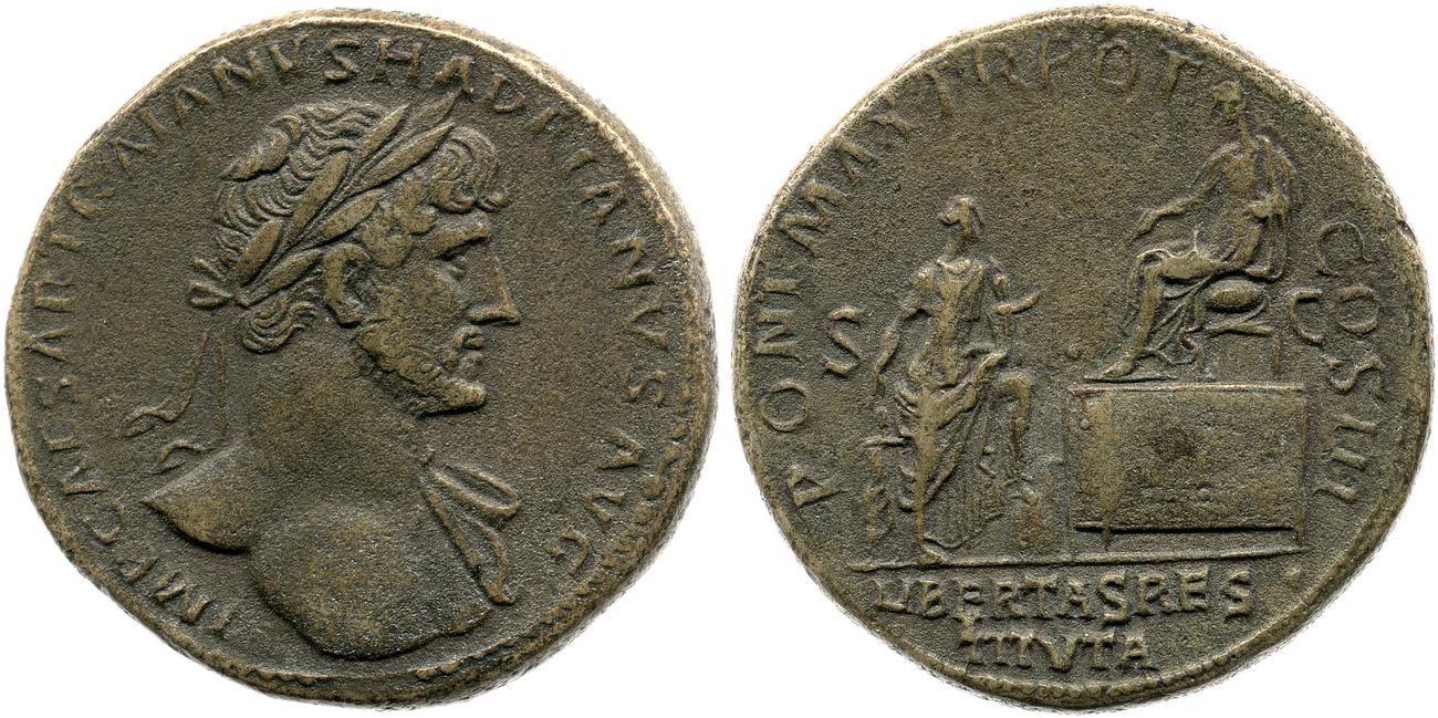 RIC II, Part 3 (second edition) Hadrian 236, аверс, bm
