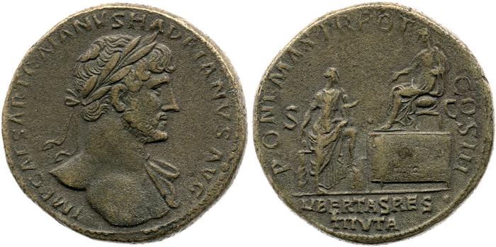 RIC II, Part 3 (second edition) Hadrian 236, реверс, bm