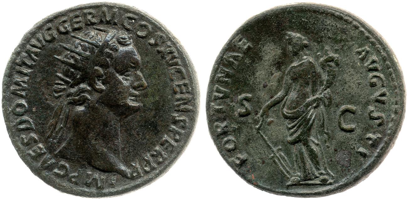 RIC II, Part 1 (second edition) Domitian 705, аверс, bm