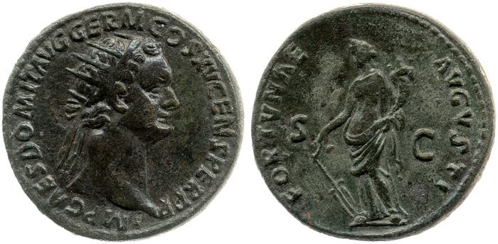 RIC II, Part 1 (second edition) Domitian 705, реверс, bm