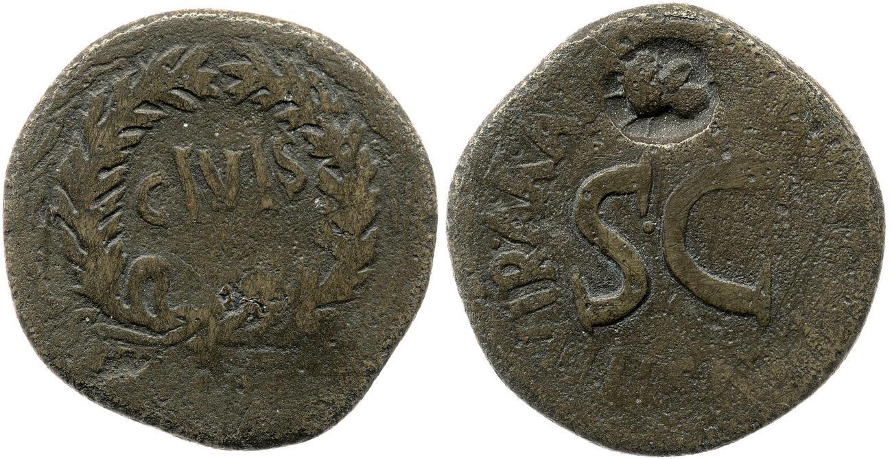 аверс RIC I (second edition) Augustus 370