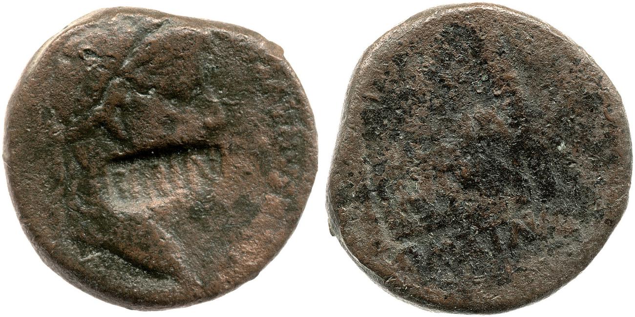 RIC I (second edition) Augustus 245, аверс, bm