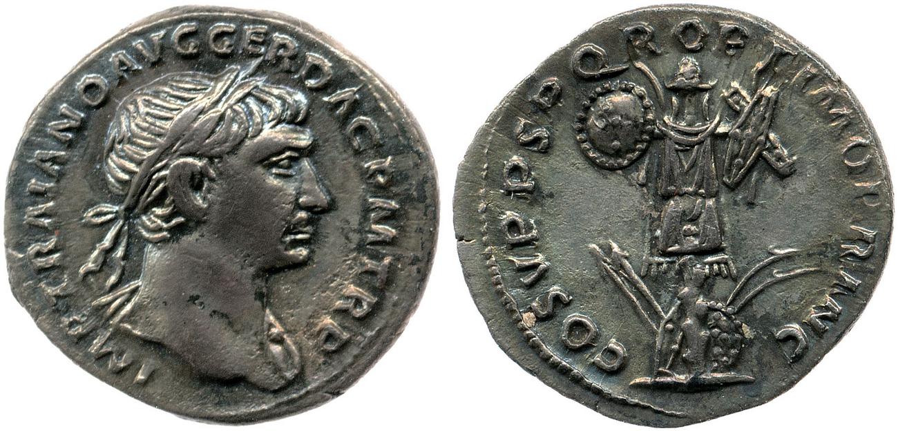 RIC II Trajan 147B, аверс, bm