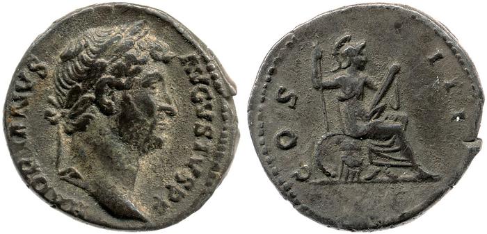 RIC II, Part 3 (second edition) Hadrian 919, реверс, bm