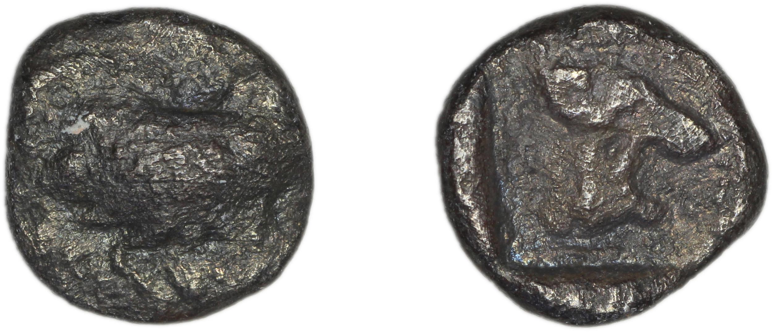 Samos Barron 1966 Class 1 triobols, аверс, bm