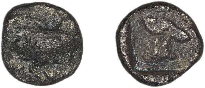 Samos Barron 1966 Class 1 triobols, реверс, bm