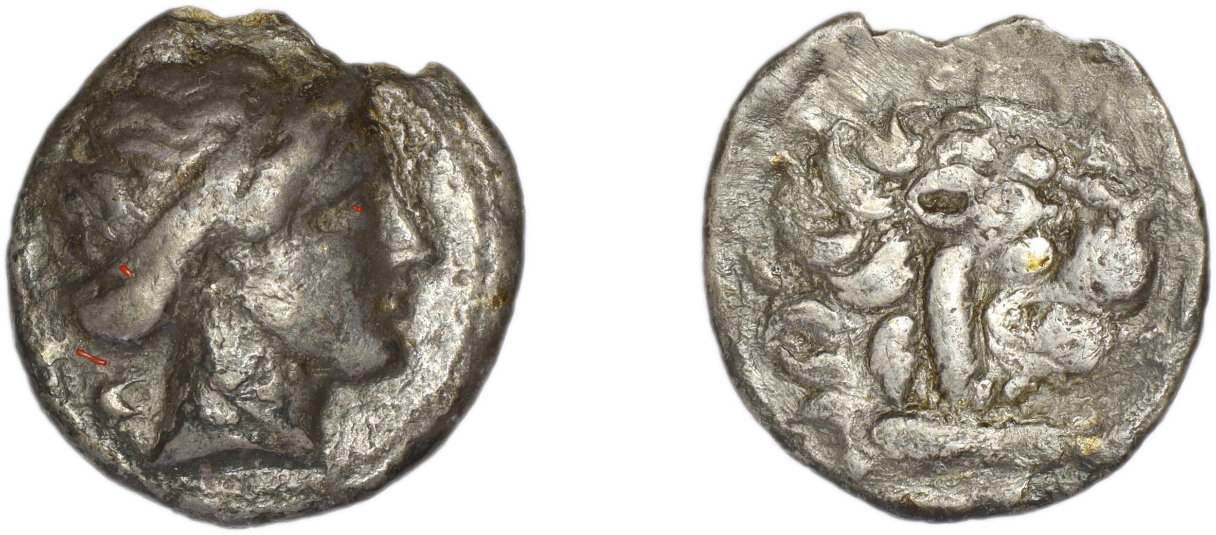Cnidus Ashton 1999 Drachms, аверс, bm