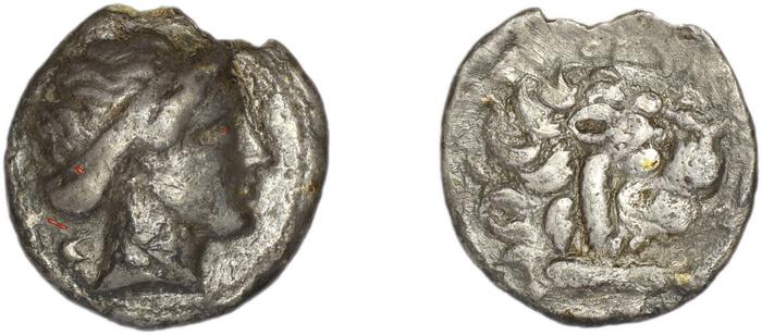 Cnidus Ashton 1999 Drachms, реверс, bm