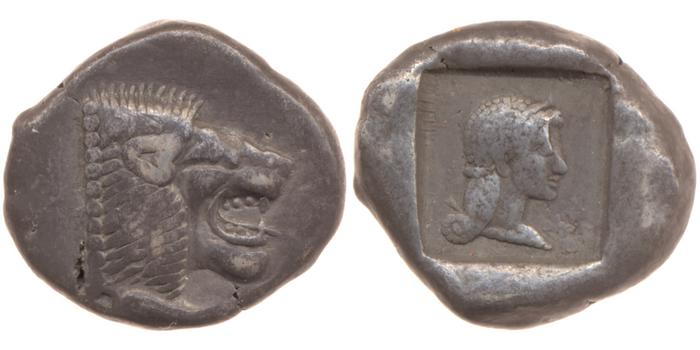 Cnidus Cahn 1970 Series II, реверс, bm
