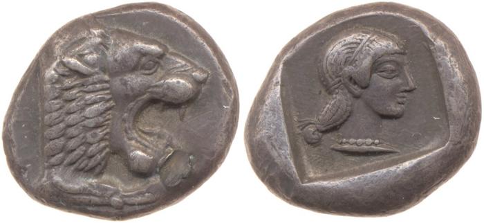 Cnidus Cahn 1970 Series III, реверс, bm