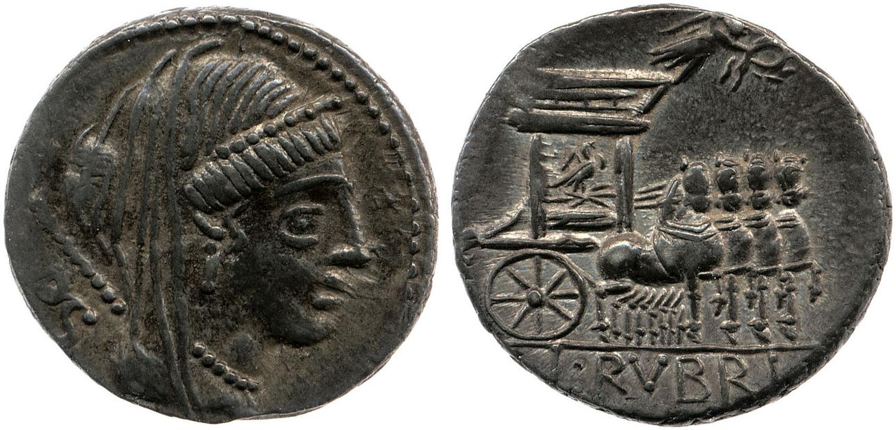 RRC 348/2, аверс, bm