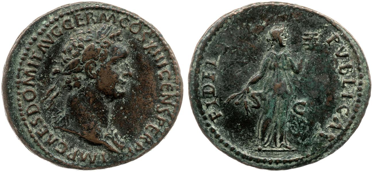 аверс RIC II, Part 1 (second edition) Domitian 543