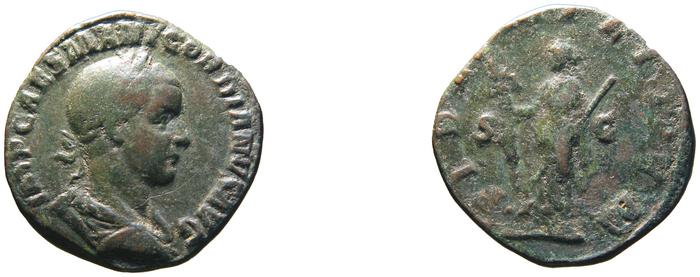 RIC IV Gordian III 254A, реверс, bm