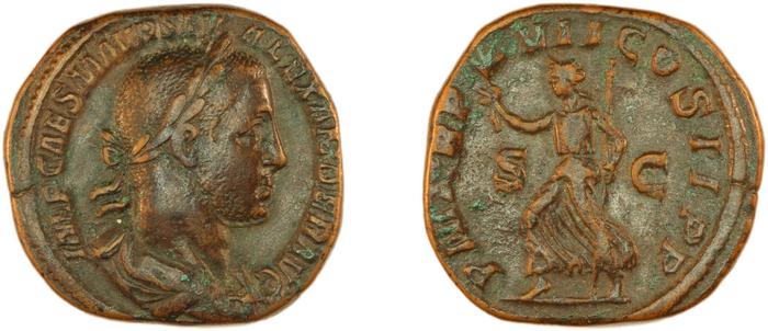 RIC IV Severus Alexander 479, реверс, bm