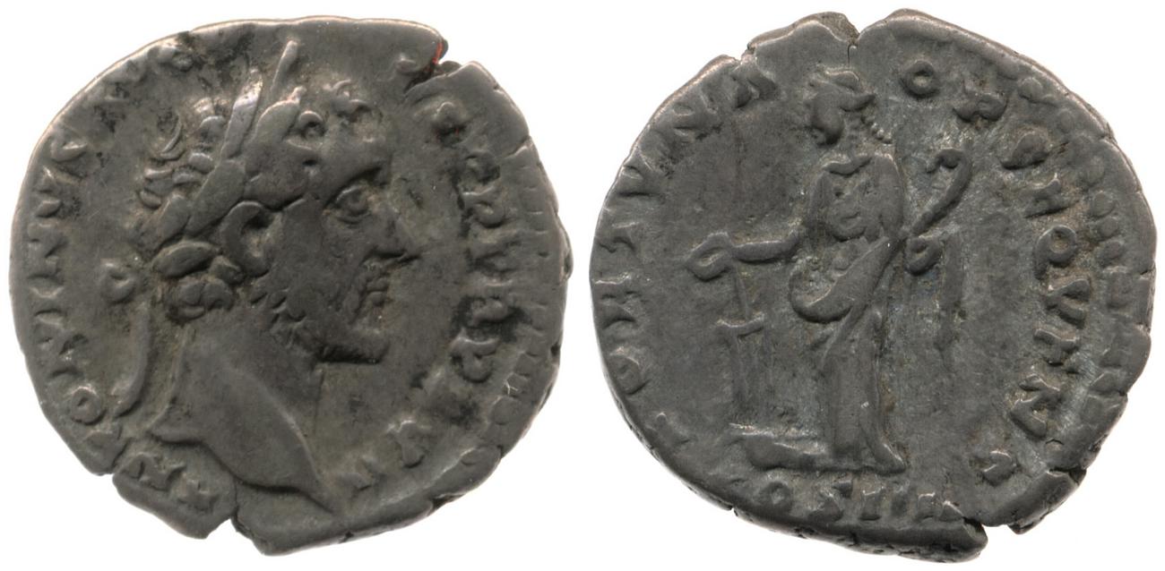 RIC III Antoninus Pius 286a, аверс, bm