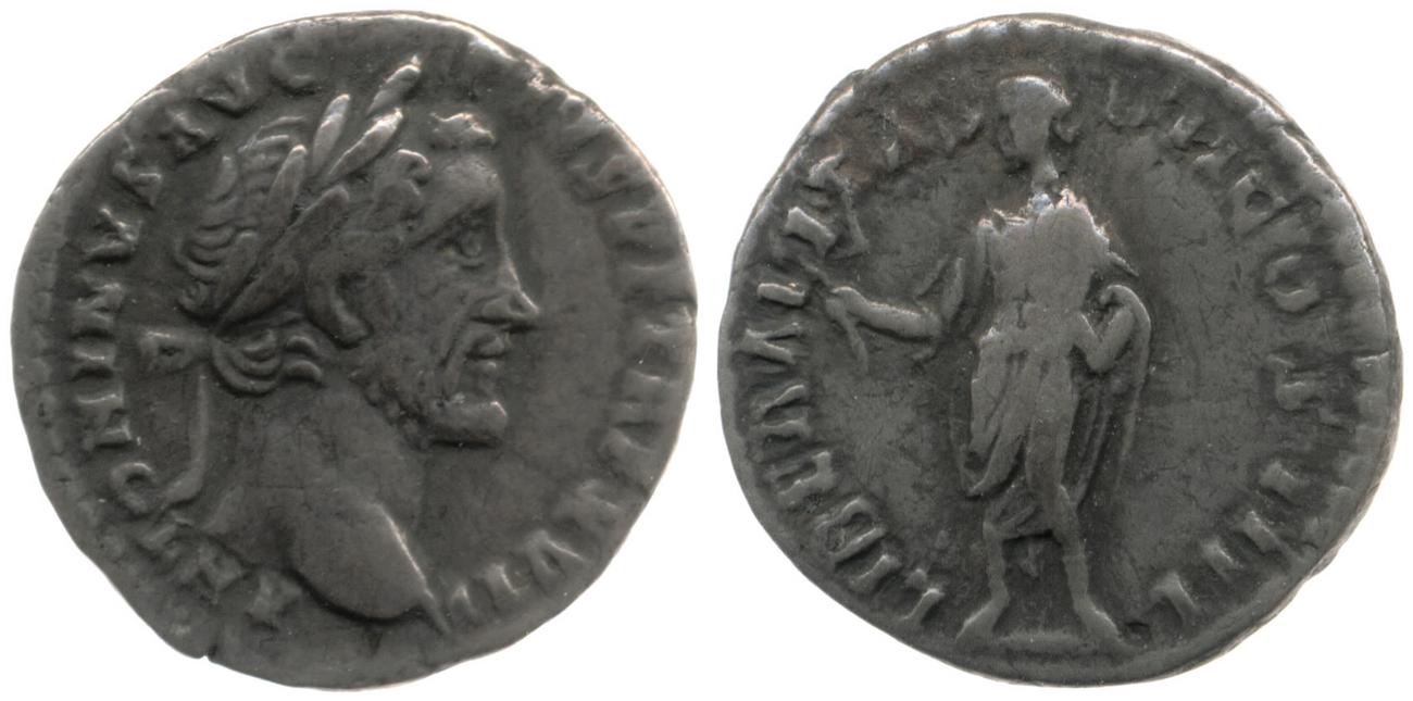 RIC III Antoninus Pius 237, аверс, bm
