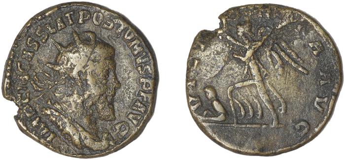 RIC V Postumus 169, реверс, bm