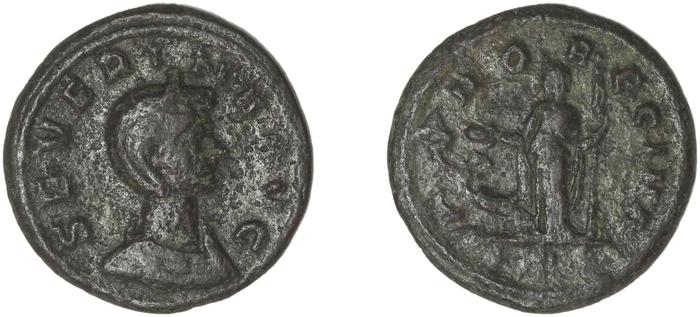 RIC V Severina 7, реверс, bm