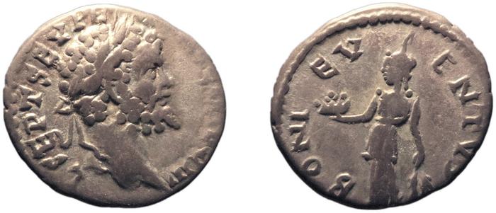 RIC IV Septimius Severus 474, реверс, bm
