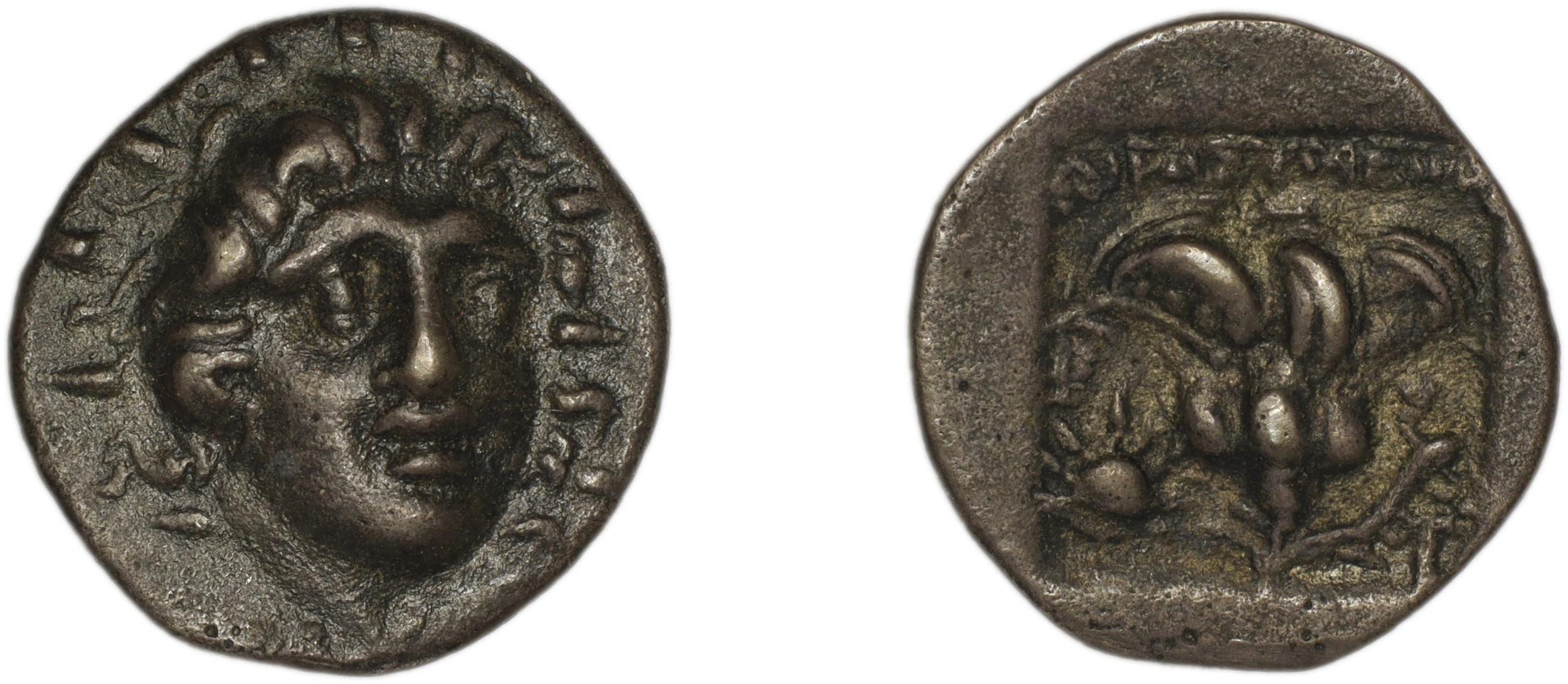 Rhodes Jenkins 1989 Group B hemidrachms, аверс, bm