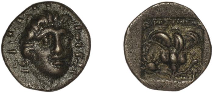 Rhodes Jenkins 1989 Group B hemidrachms, реверс, bm