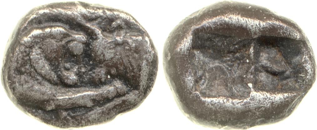 Sardis Carradice 1987 Croeseid A heavy, аверс, bm