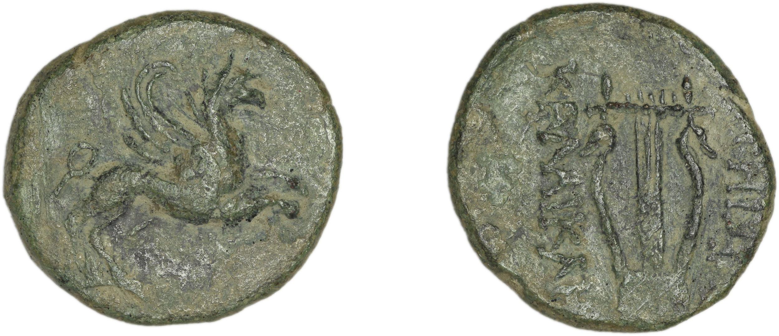 Teos Kinns 1980 Period III, AE 10, аверс, bm
