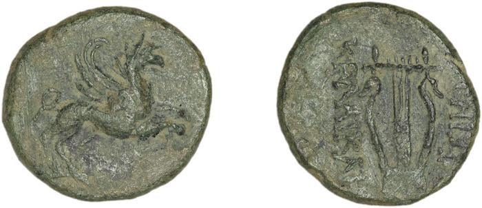 Teos Kinns 1980 Period III, AE 10, реверс, bm