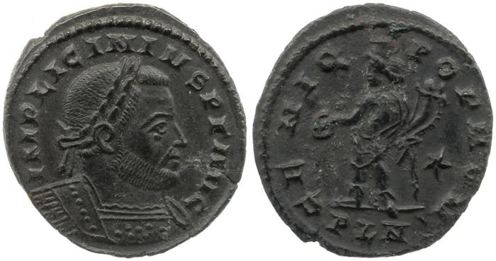 RIC VI Londinium 209c, реверс, bm