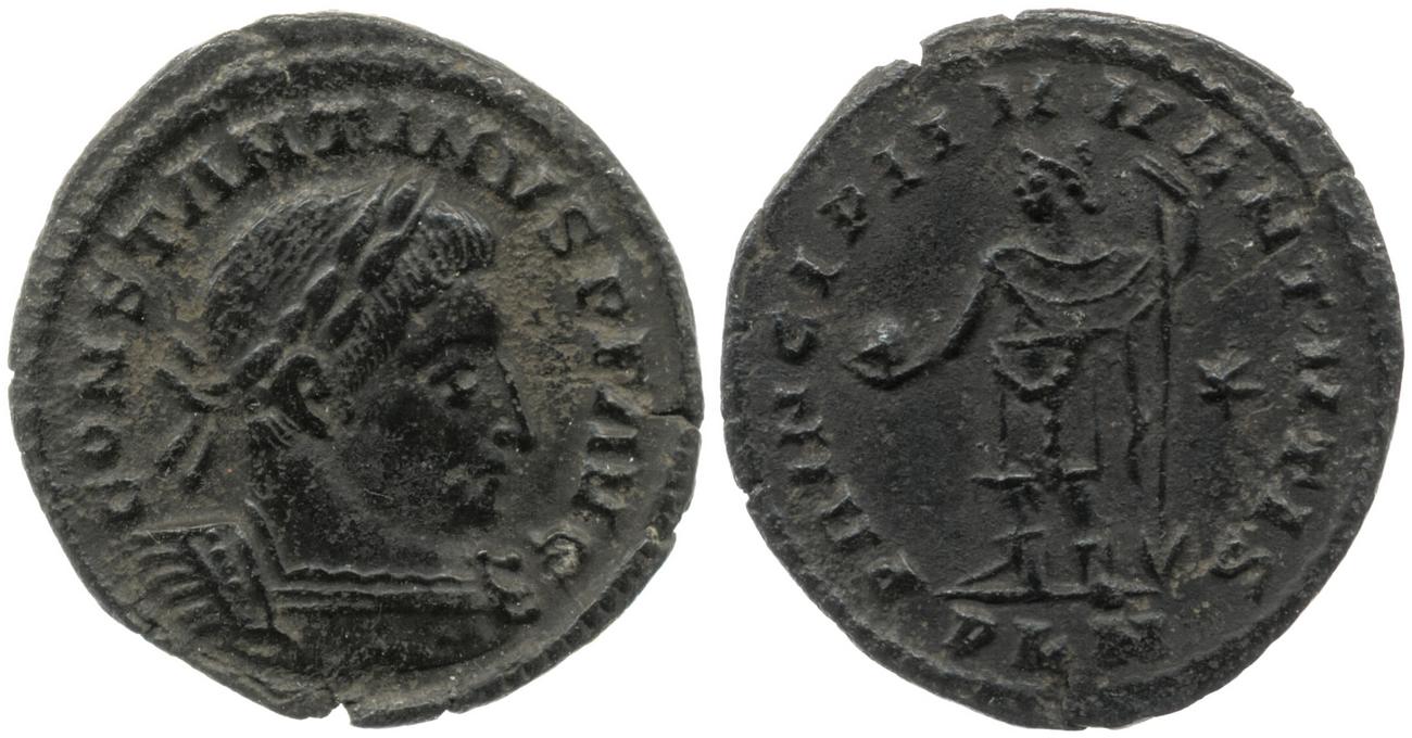 RIC VI Londinium 222, аверс, bm