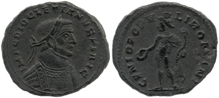 RIC VI Londinium 6a, реверс, bm