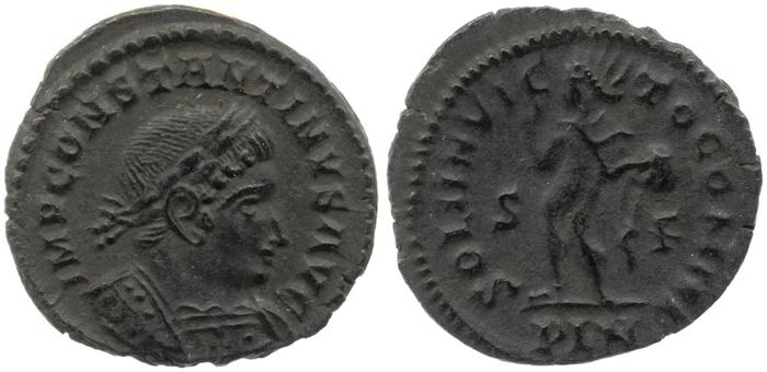 RIC VII Londinium 10, реверс, bm
