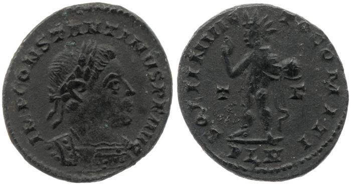 RIC VI Londinium 121a, реверс, bm