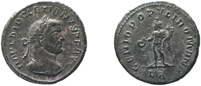RIC VI Lugdunum 2a, реверс, bm