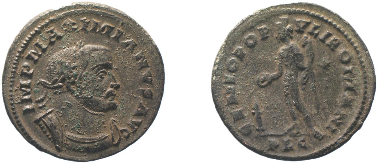 RIC VI Lugdunum 175b, аверс, bm