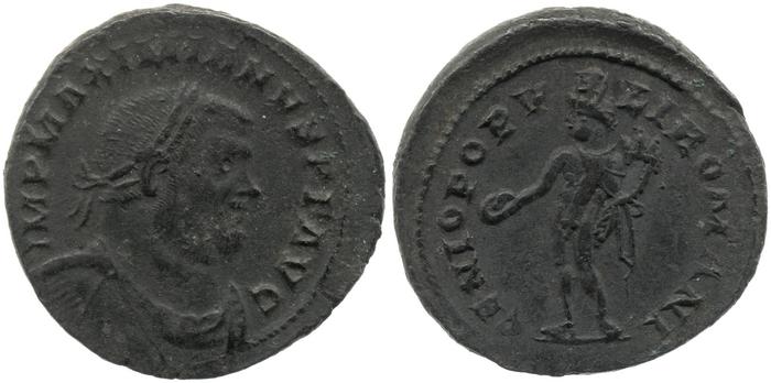 RIC VI Londinium 25, реверс, bm