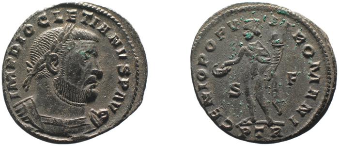 RIC VI Treveri 576a, реверс, bm