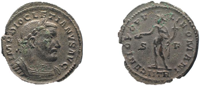 RIC VI Treveri 515a, реверс, bm