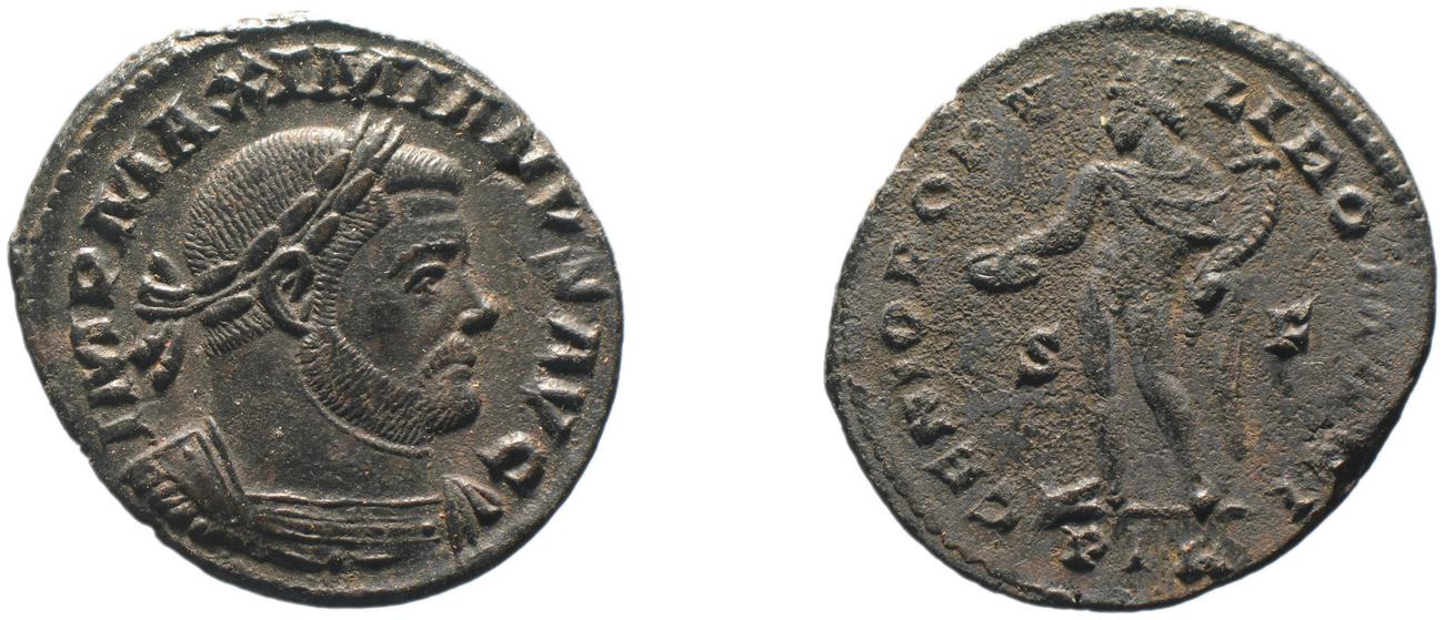 RIC VI Treveri 582b, аверс, bm