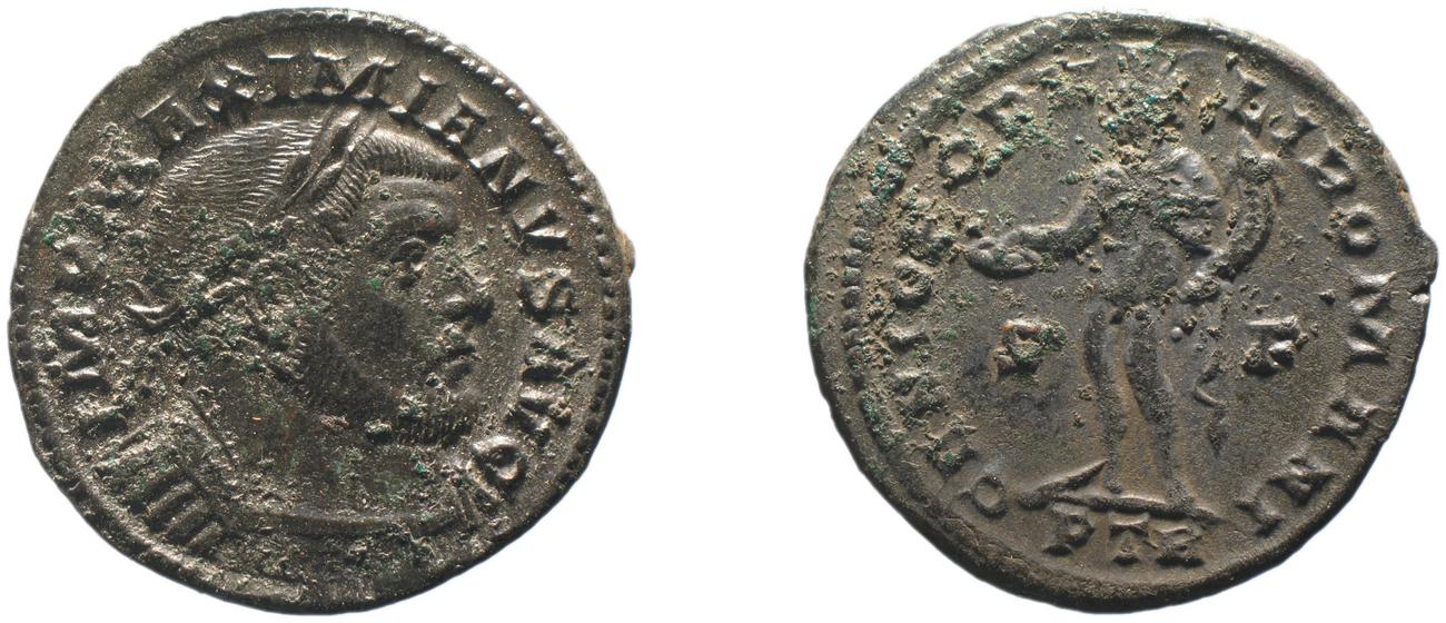 RIC VI Treveri 582b, аверс, bm