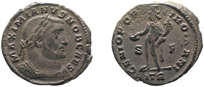 RIC VI Treveri 535b, реверс, bm