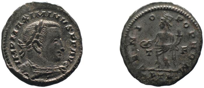 RIC VI Treveri 845a, реверс, bm